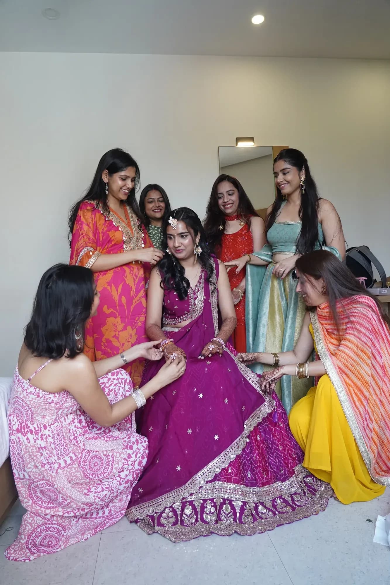 Bride Getting Ready