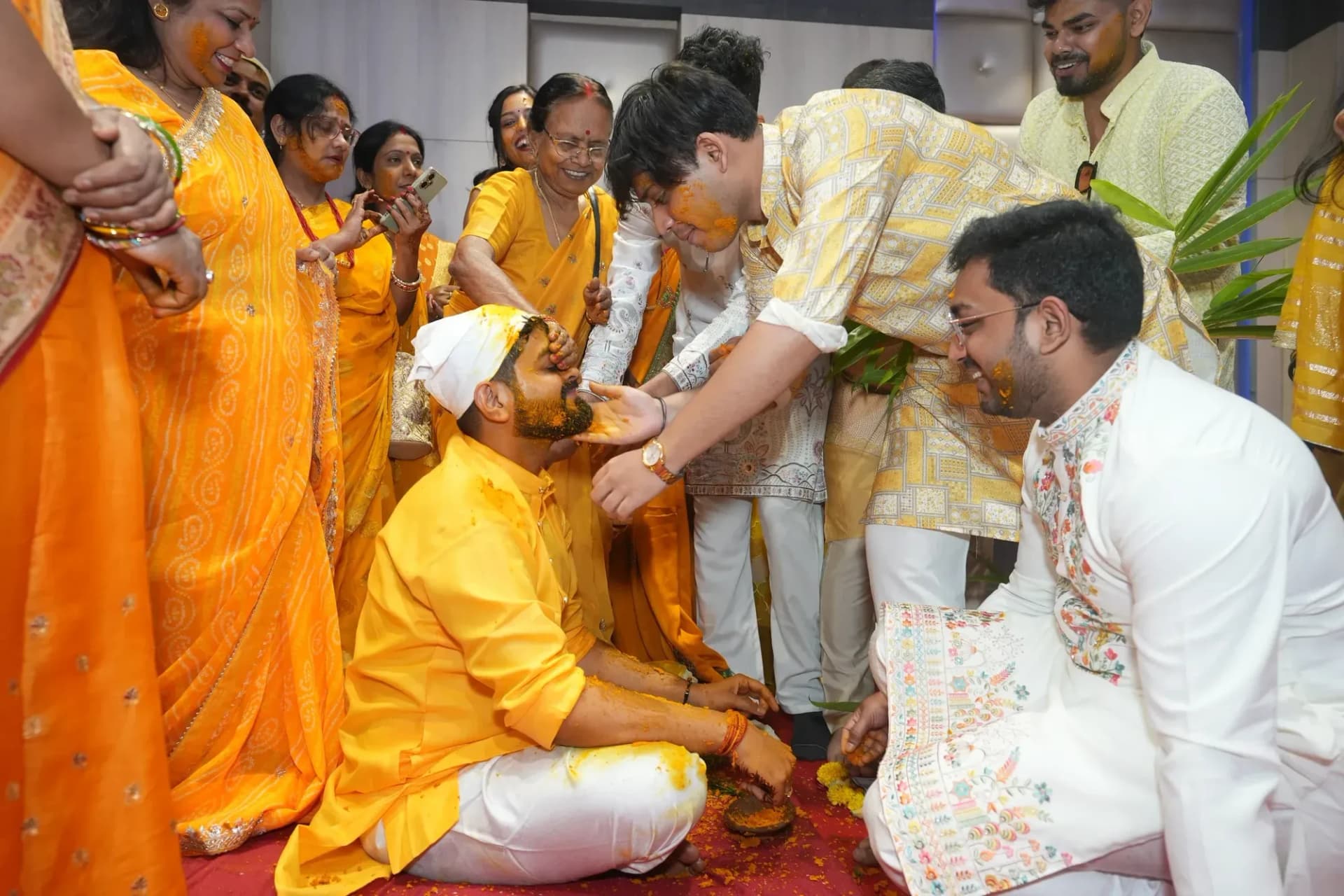 Groom's Haldi